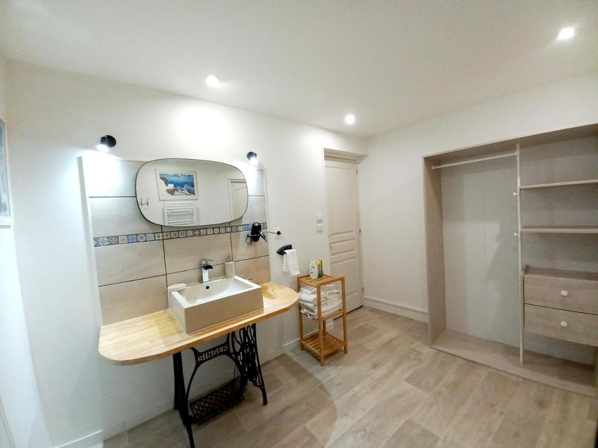 L'Annexe- Guest House Avec Piscine Studio Avec Coin Chambre Rosny-sur-Seine Exteriör bild