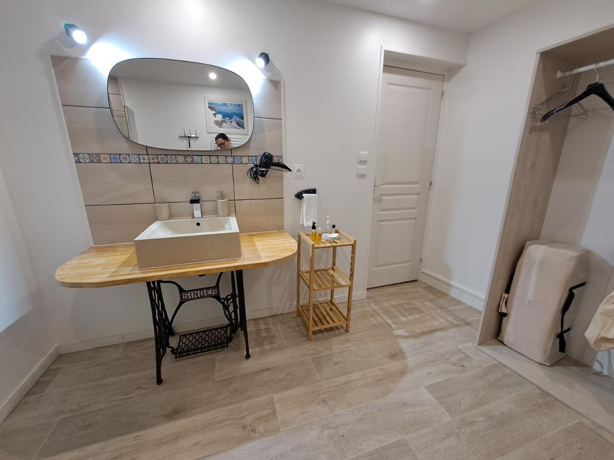 L'Annexe- Guest House Avec Piscine Studio Avec Coin Chambre Rosny-sur-Seine Exteriör bild